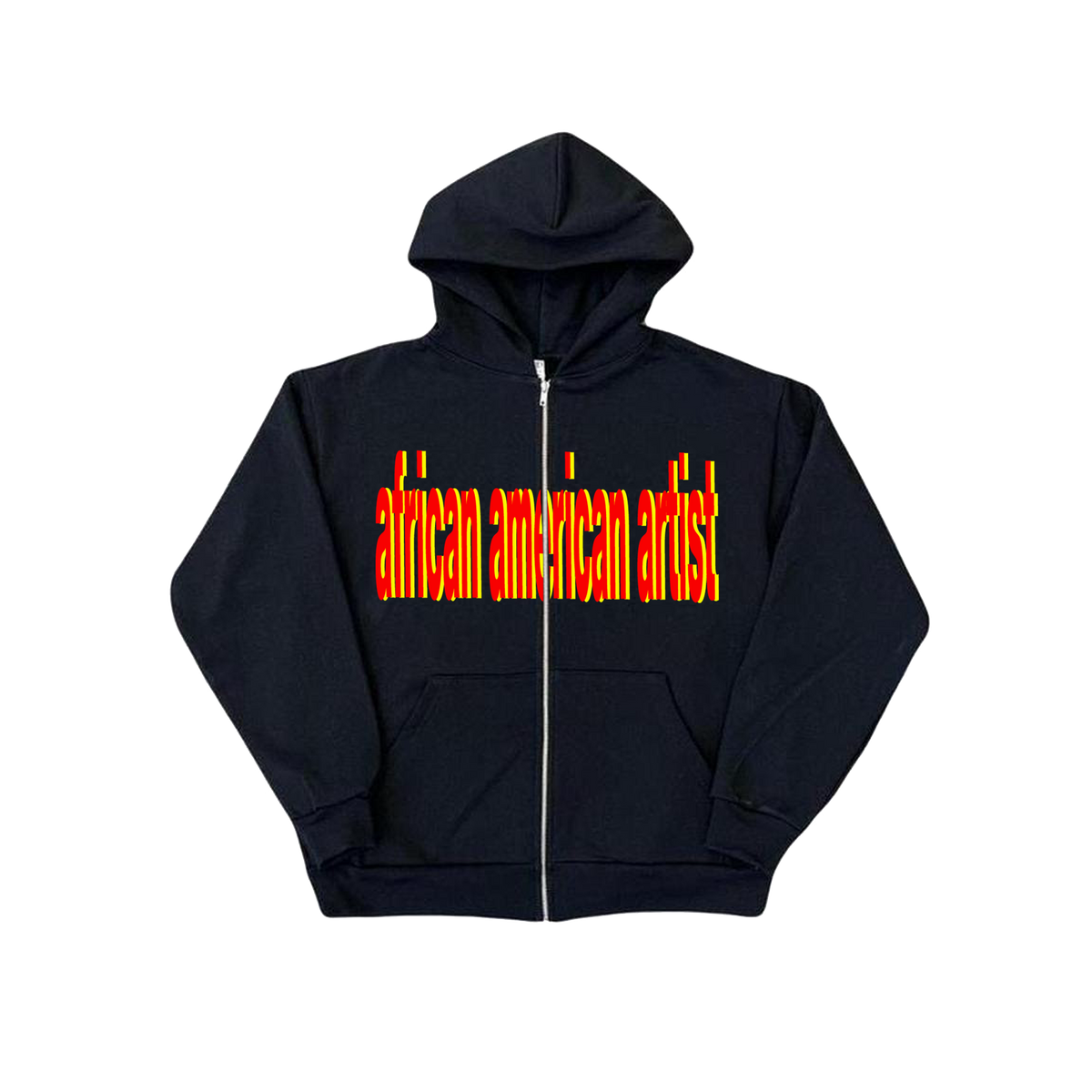 African American Artist Zip Hoodie